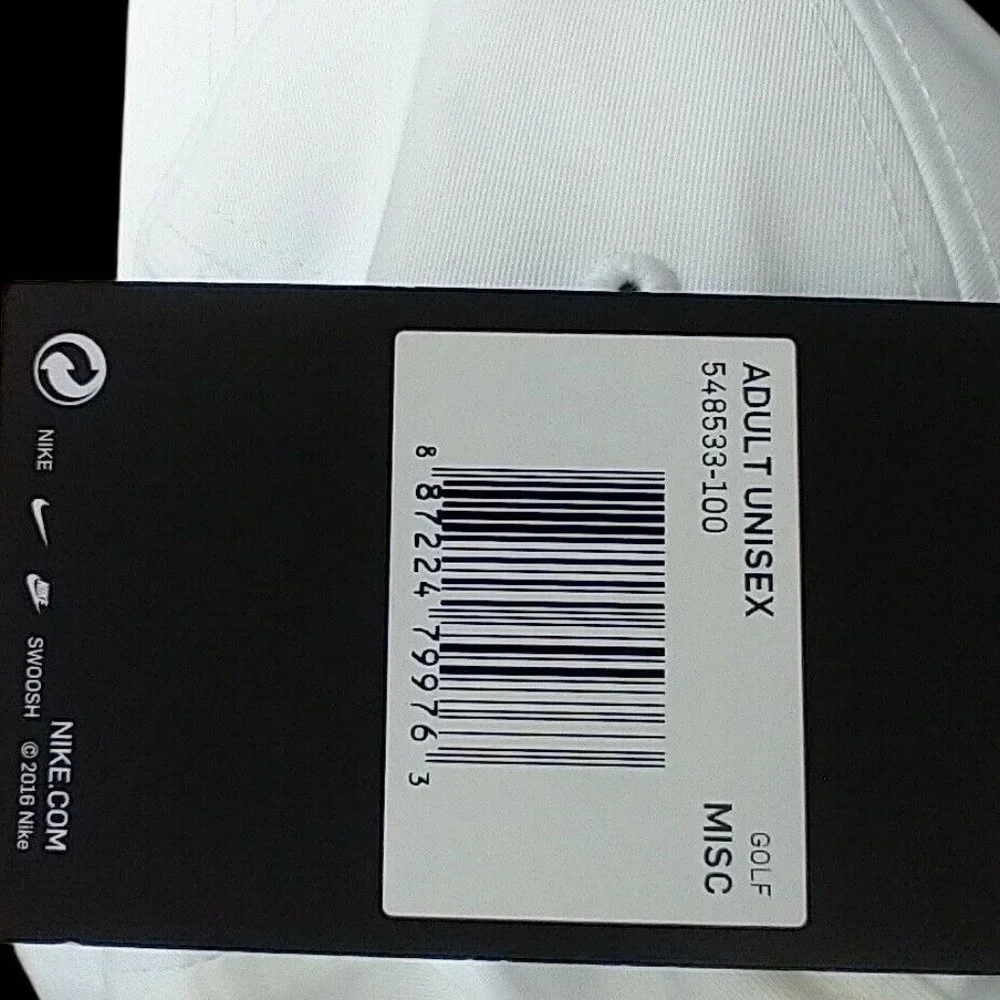 2016 Golf Cup‎ Nike Unisex Adults Heritage86 Dry Fit Adjustable Hat White NWT